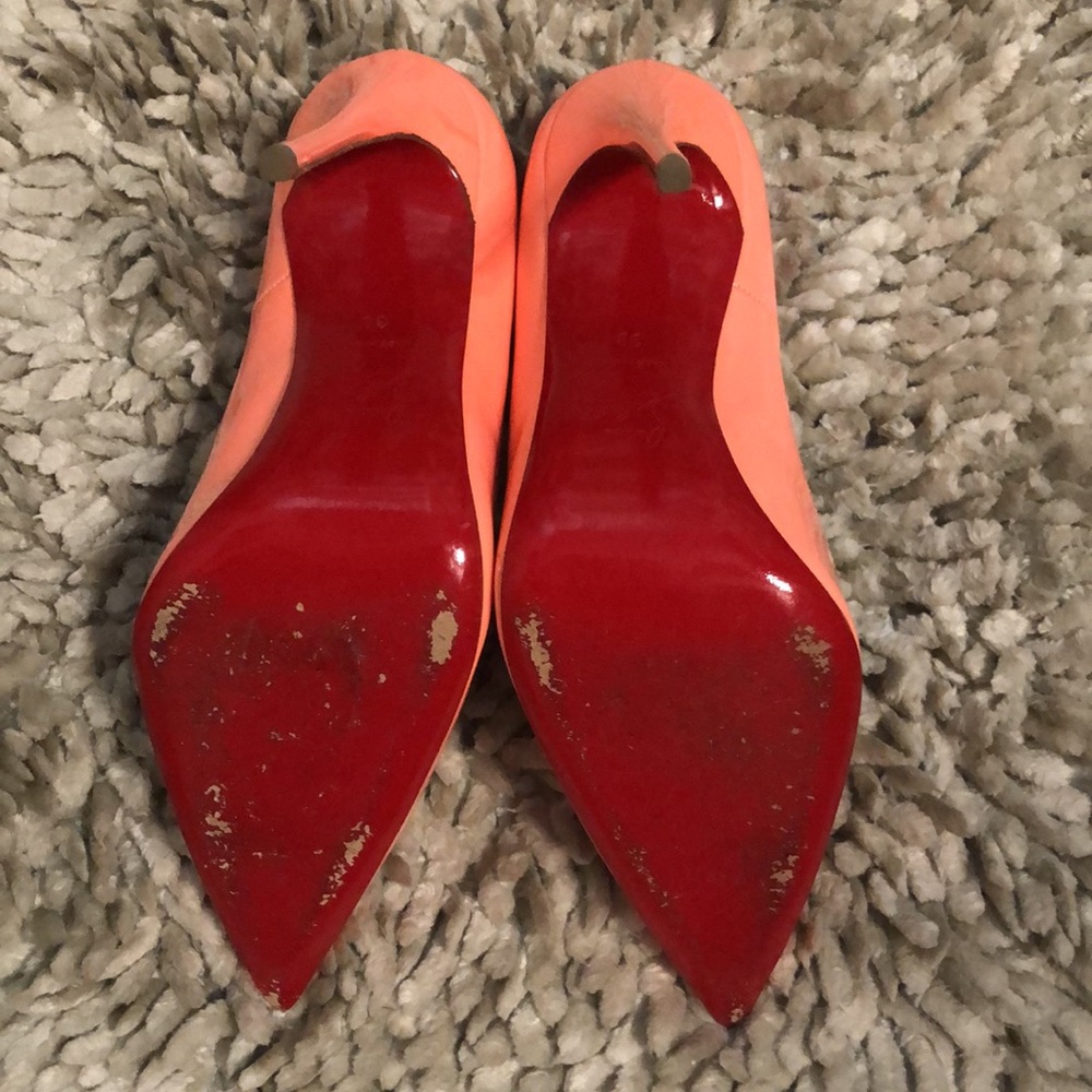 Authentic Christian Louboutin So Kate 5” Heels in Flamingo Pink Size 38 - Picture 8 of 16